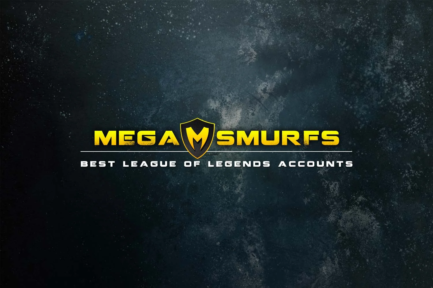 Mega Smurfs logo and brand design