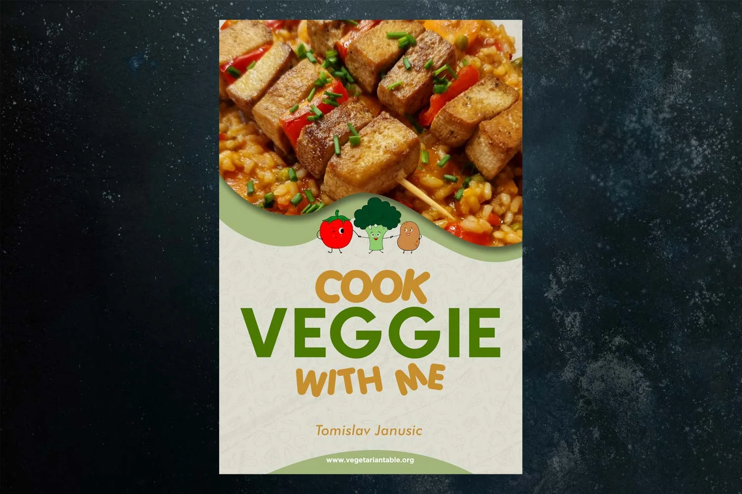 Cook Veggie With Me e-book cover design