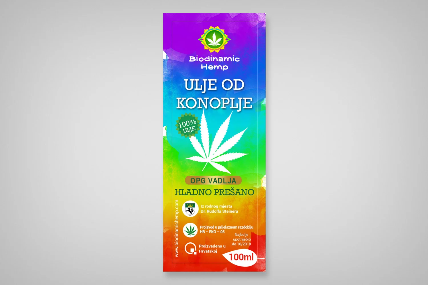 Cannabis Oil Sticker