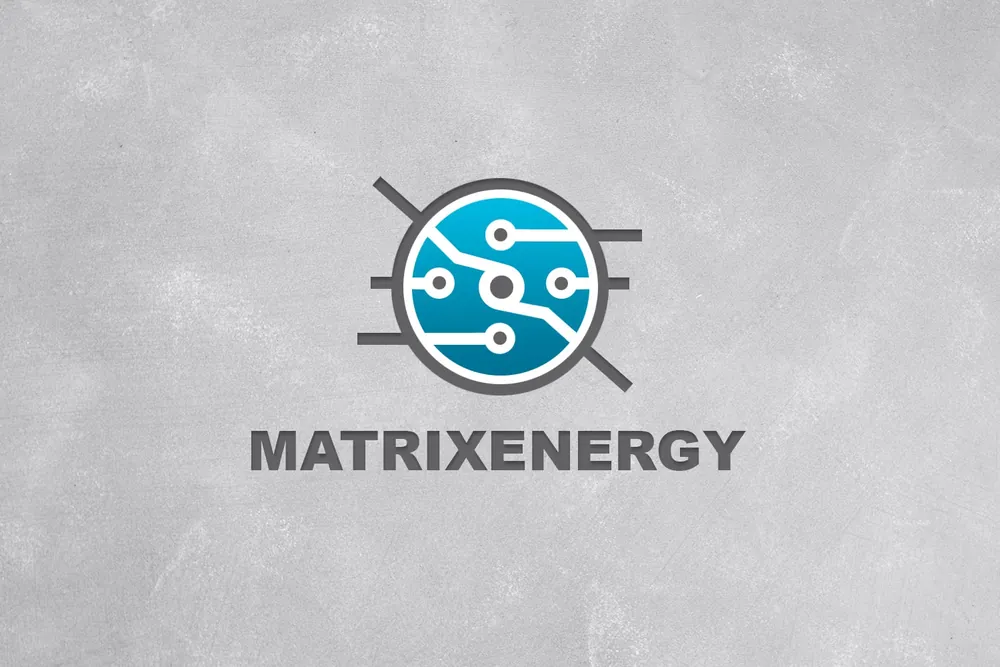 Matrix Energy Logo — portfolio cover by Nenad De Luxe