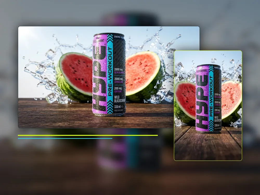 HYPE · AI Product Photography — AI-generated portfolio cover by Nenad De Luxe