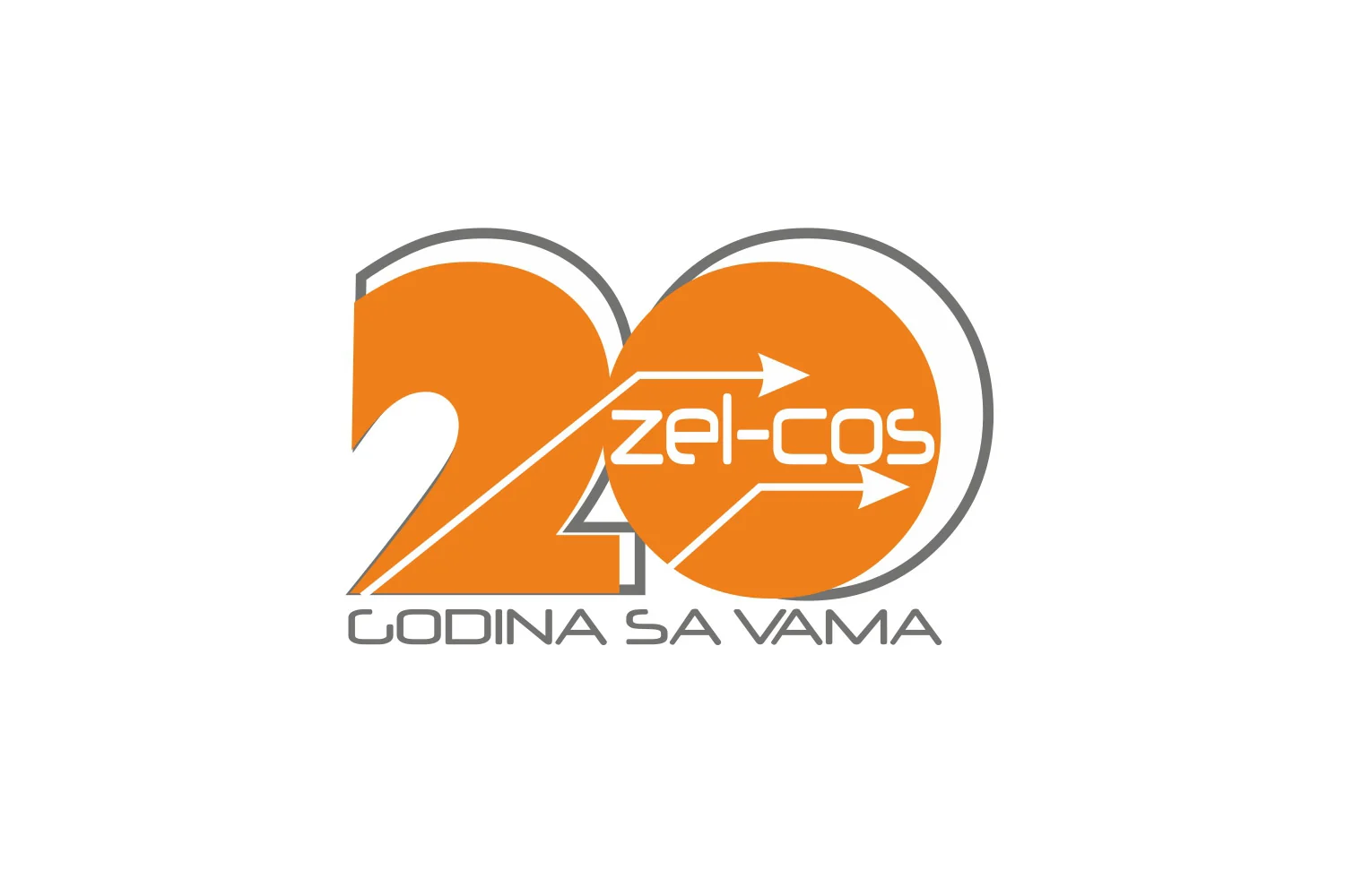 Zelcos 20 Years Anniversary Logo — portfolio cover by Nenad De Luxe